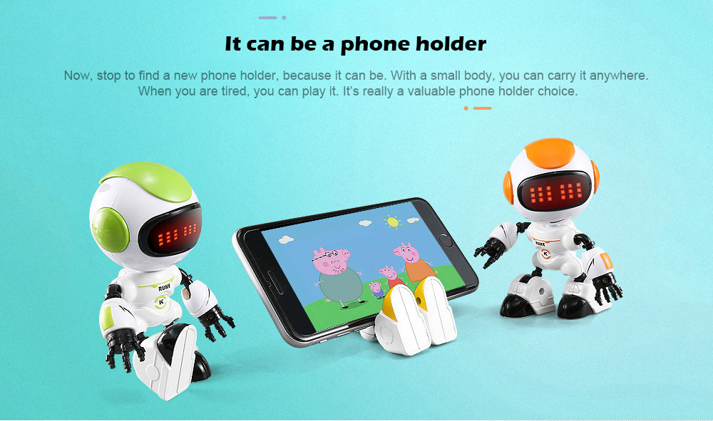 JJRC R8 Touch Sensing LED Eyes RC Robot Smart Voice DIY Body Gesture Model Toy JJRC R8 Touch Sensing LED Eyes RC Robot Smart Voice DIY Body Gesture Model Toy