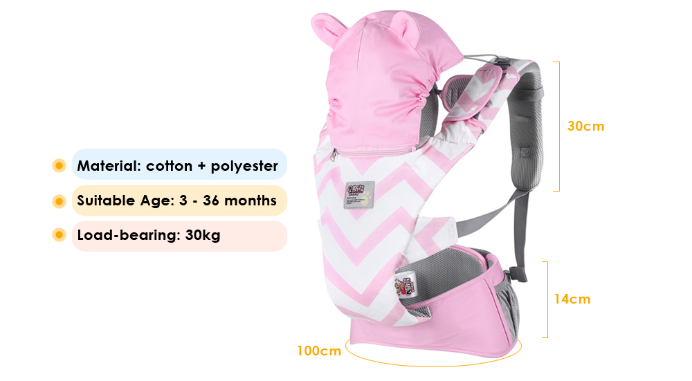 Bethbear BS1806 Breathable Baby Carrier Infant Comfortable Wrap Sling Backpack Bethbear BS1806 Breathable Baby Carrier Infant Comfortable Wrap Sling Backpack