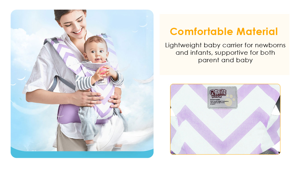 Bethbear BS1806 Breathable Baby Carrier Infant Comfortable Wrap Sling Backpack Bethbear BS1806 Breathable Baby Carrier Infant Comfortable Wrap Sling Backpack