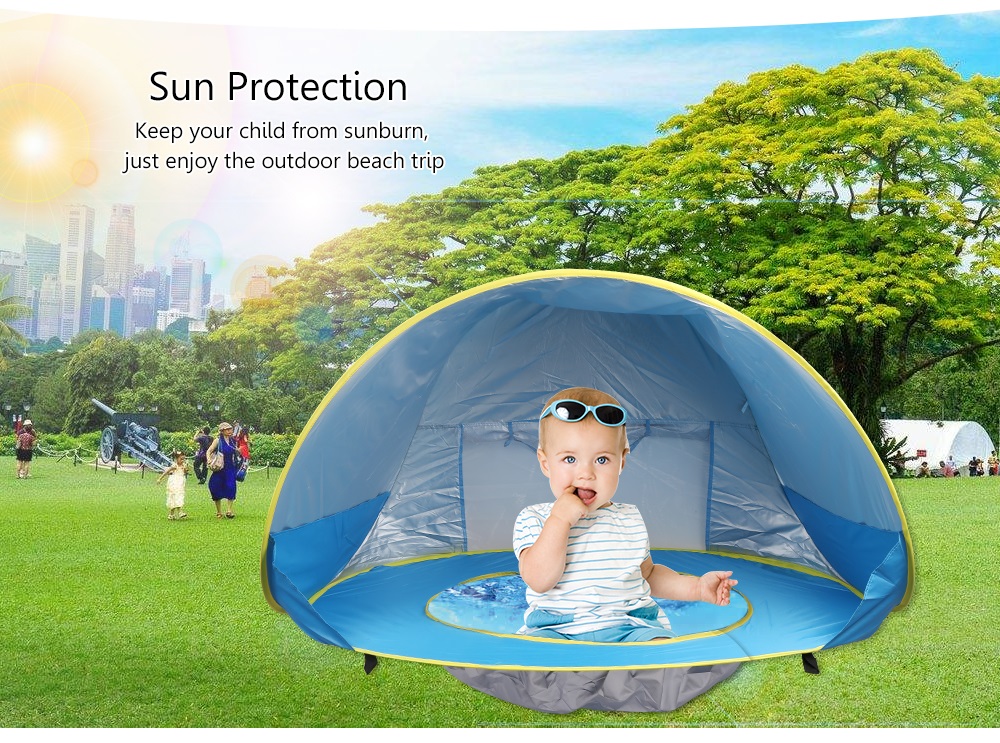 Kid Folding Outdoor Mini Pool Tent Portable Pop-up Game House Kid Folding Outdoor Mini Pool Tent Portable Pop-up Game House