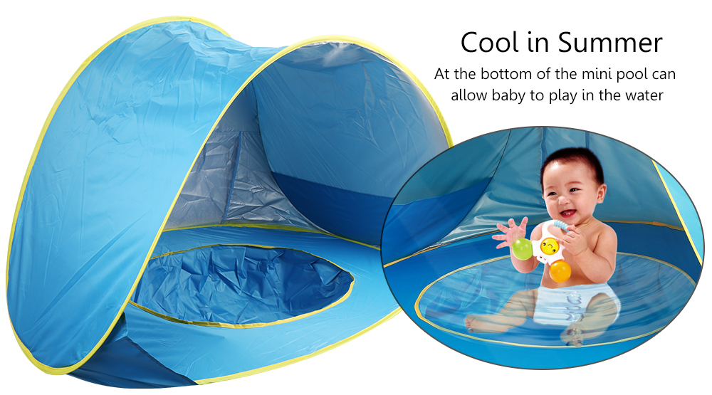 Kid Folding Outdoor Mini Pool Tent Portable Pop-up Game House Kid Folding Outdoor Mini Pool Tent Portable Pop-up Game House