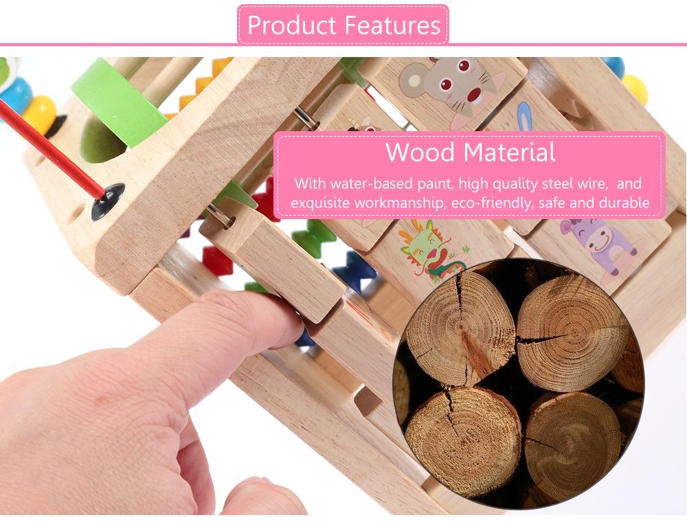 Wooden Children Puzzle Treasure Chests Educational Toy Wooden Children Puzzle Treasure Chests Educational Toy