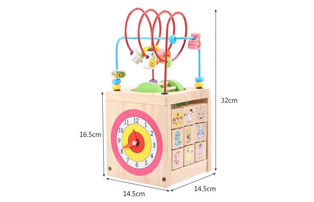 Wooden Children Puzzle Treasure Chests Educational Toy