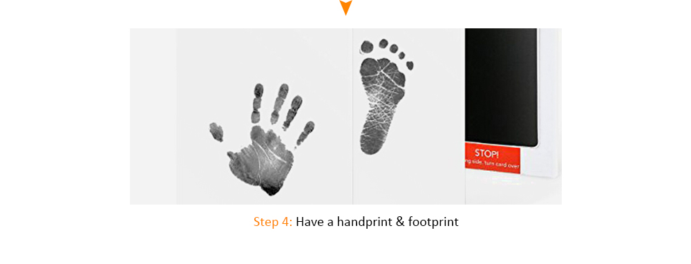 Baby Footprint Handprint Ink Pad for Early Childhood DIY Keepsakes