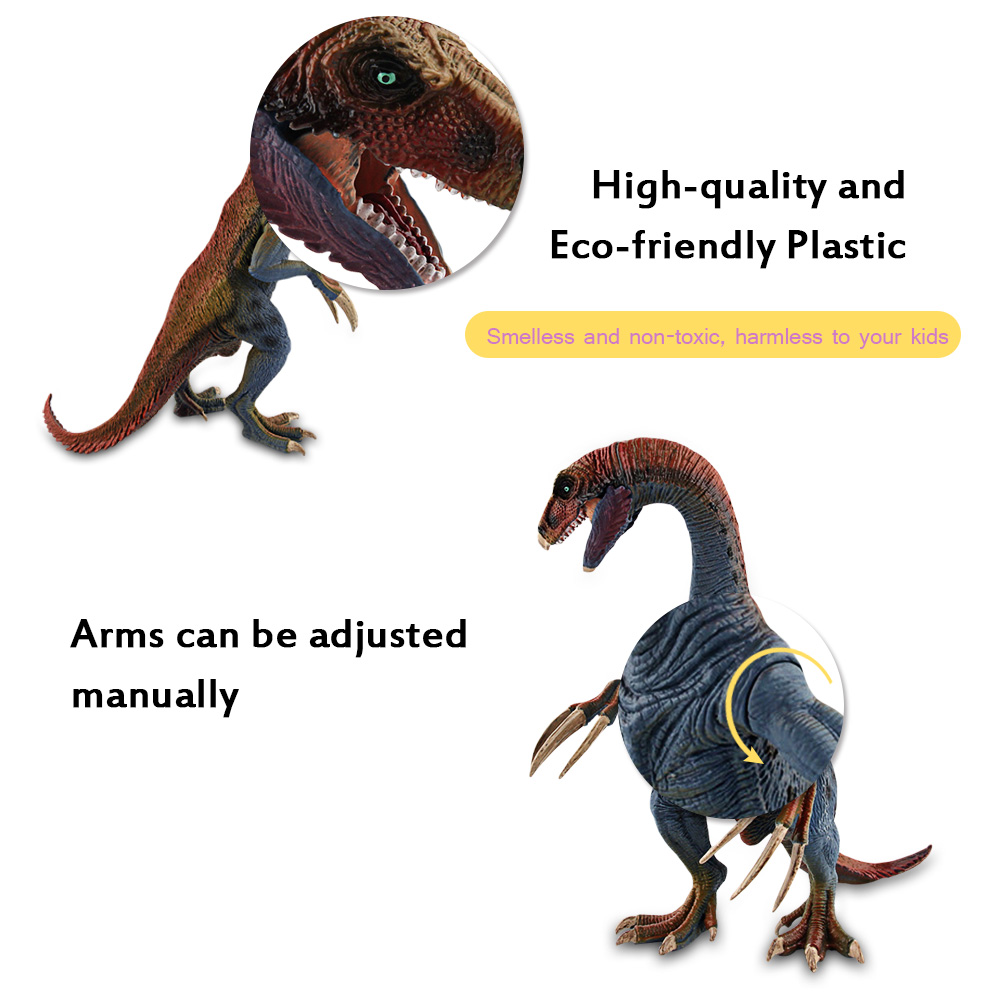 Dinosaur Figures Simulation Sickle Dragon Model Lifelike Animal Toy