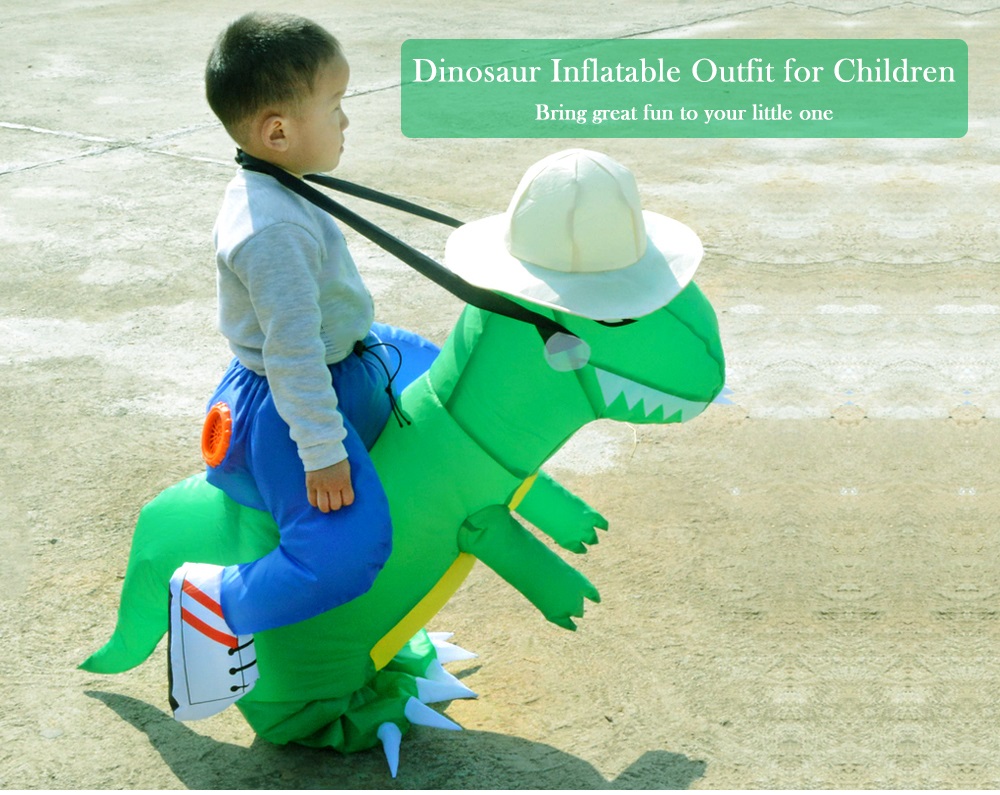 Dinosaur Costume Theme Party Halloween Walking Inflatable Outfit for Children Dinosaur Costume Theme Party Halloween Walking Inflatable Outfit for Children
