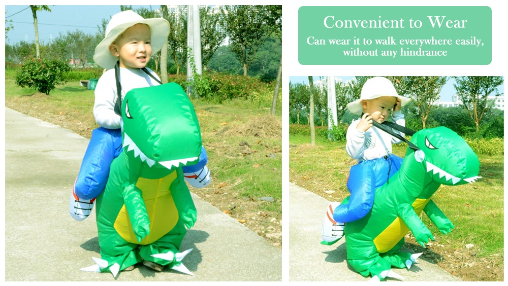 Dinosaur Costume Theme Party Halloween Walking Inflatable Outfit for Children Dinosaur Costume Theme Party Halloween Walking Inflatable Outfit for Children