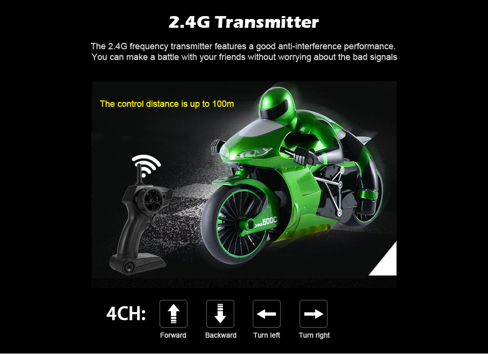 CSRC - 22 1/16 Motorcycle 2.4G 20km/h RC Car RTR CSRC - 22 1/16 Motorcycle 2.4G 20km/h RC Car RTR