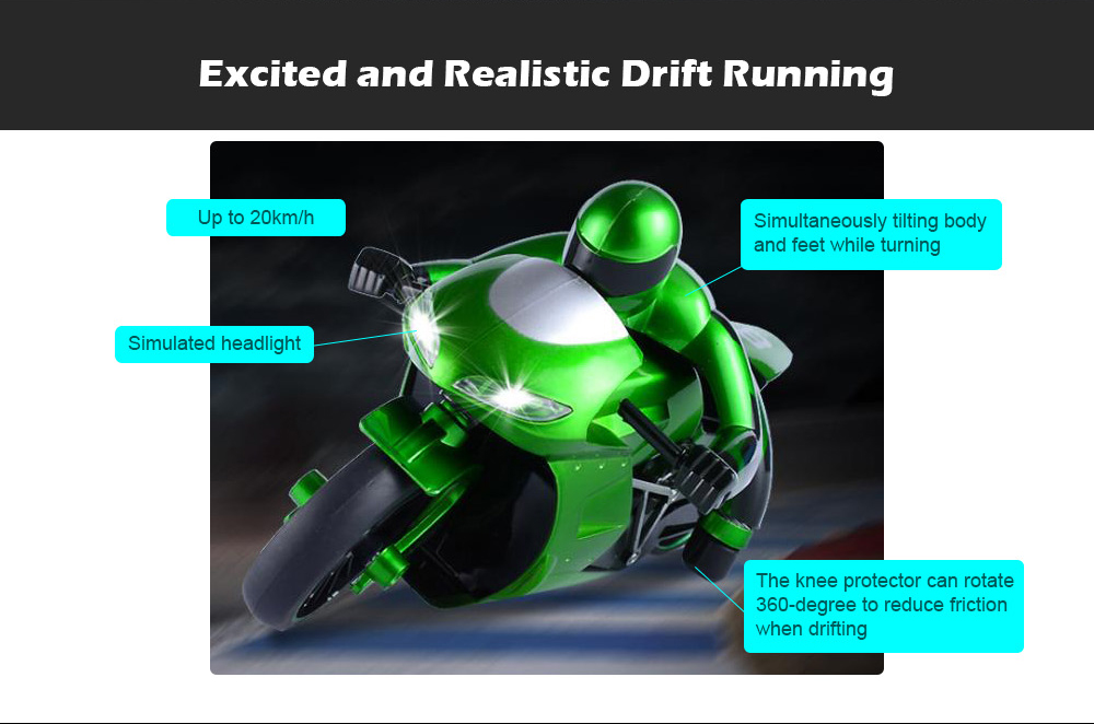 CSRC - 22 1/16 Motorcycle 2.4G 20km/h RC Car RTR