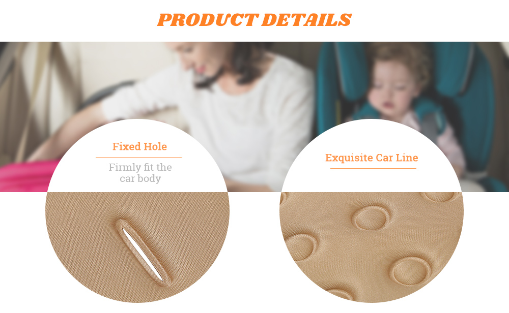 LETING Baby Stroller Cushion Pad Pushchair Seat Liner 3D Mesh Anti-slip Back LETING Baby Stroller Cushion Pad Pushchair Seat Liner 3D Mesh Anti-slip Back