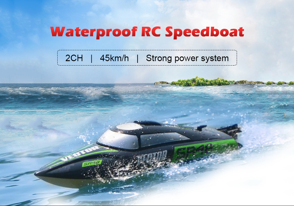 VOLANTEXRC 795 - 3 Waterproof RC Boat RTR 45km/h Summer Water Toy