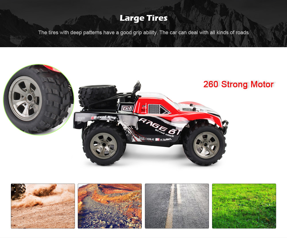 1885 - A 2.4G 1/18 18km/h Drift RC Off-road Car RTR Toy Gift 1885 - A 2.4G 1/18 18km/h Drift RC Off-road Car RTR Toy Gift