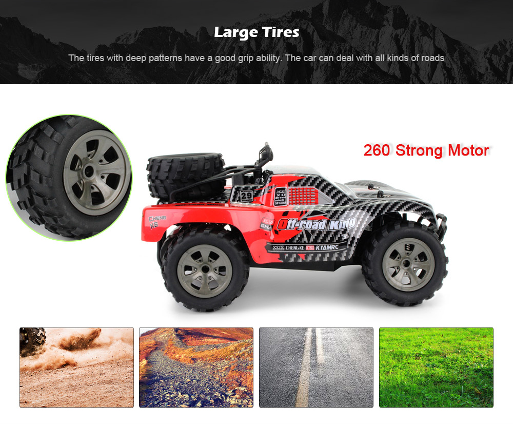 1885 - B 2.4G 1/18 18km/h Drift RC Off-road Car Desert Truck RTR Toy Gift 1885 - B 2.4G 1/18 18km/h Drift RC Off-road Car Desert Truck RTR Toy Gift