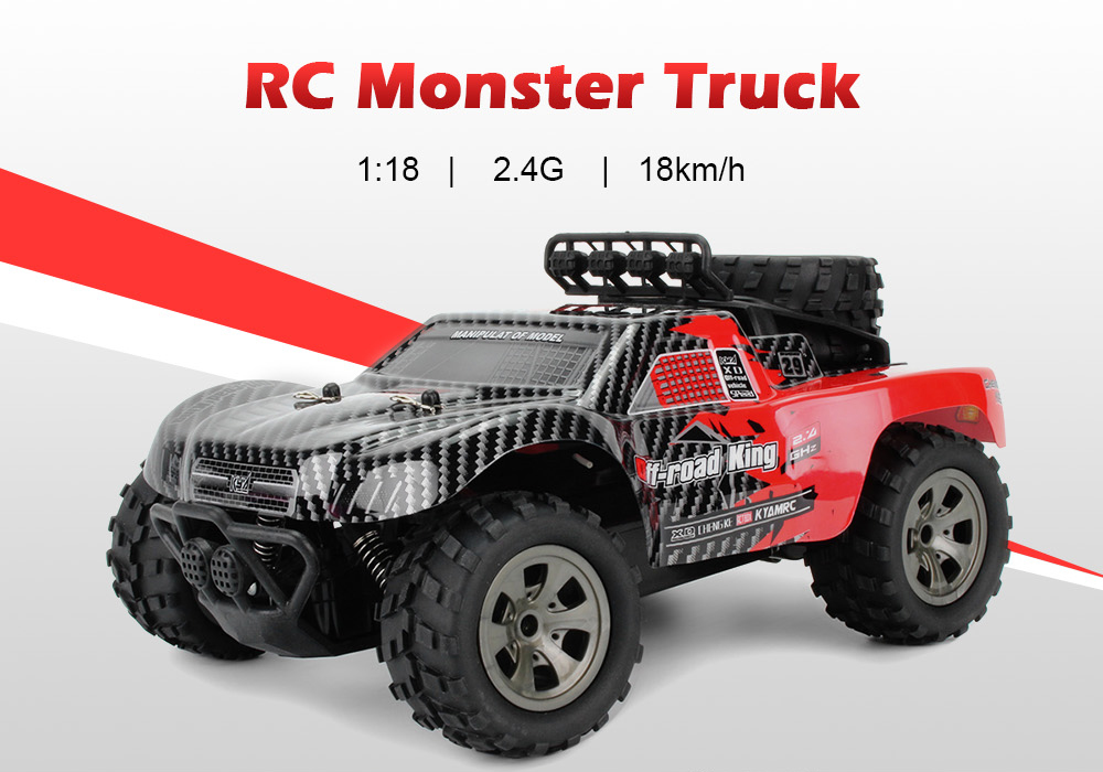 1885 - B 2.4G 1/18 18km/h Drift RC Off-road Car Desert Truck RTR Toy Gift