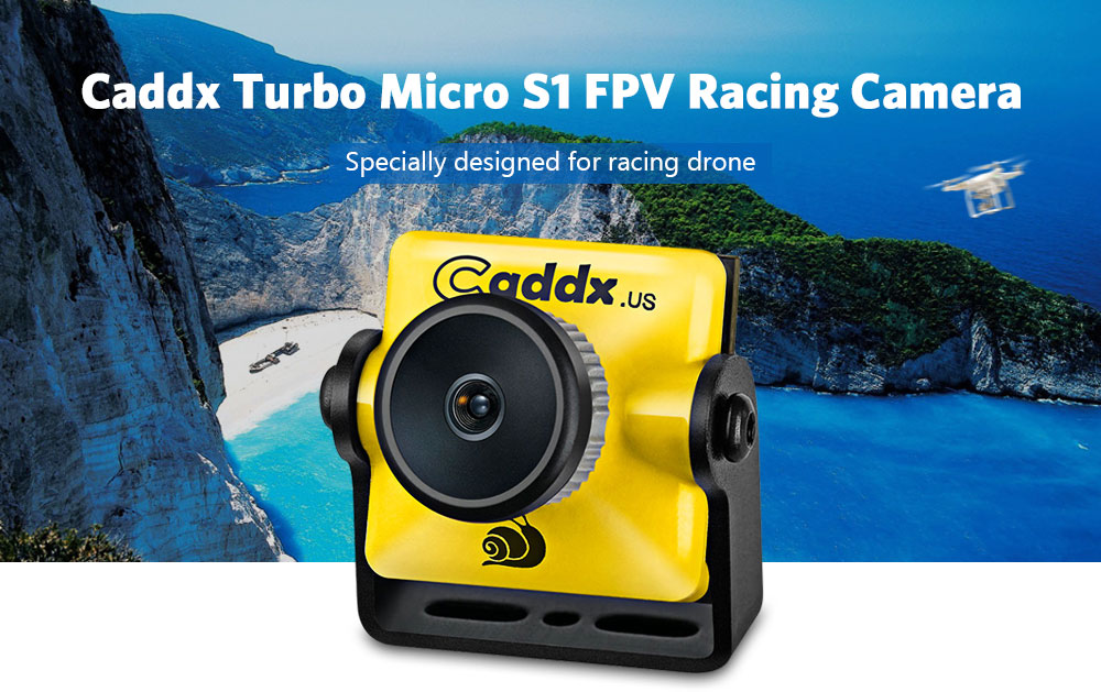 CADDX Turbo Micro S1 1/3 inch CCD NTSC/PAL Low Latency FPV Camera