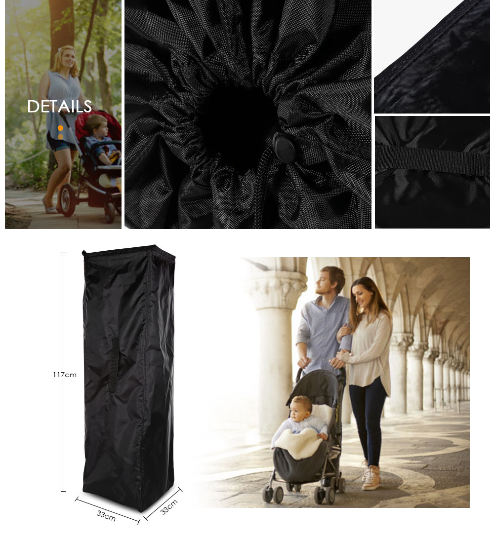 Guapabien Baby Stroller Pushchair Travel Storage Bag Dust-proof Cover Guapabien Baby Stroller Pushchair Travel Storage Bag Dust-proof Cover