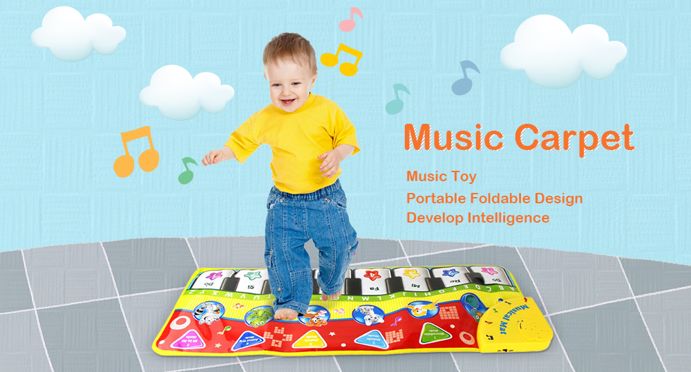 2 in 1 Multifunctional Music Carpet Kids Toy Gift