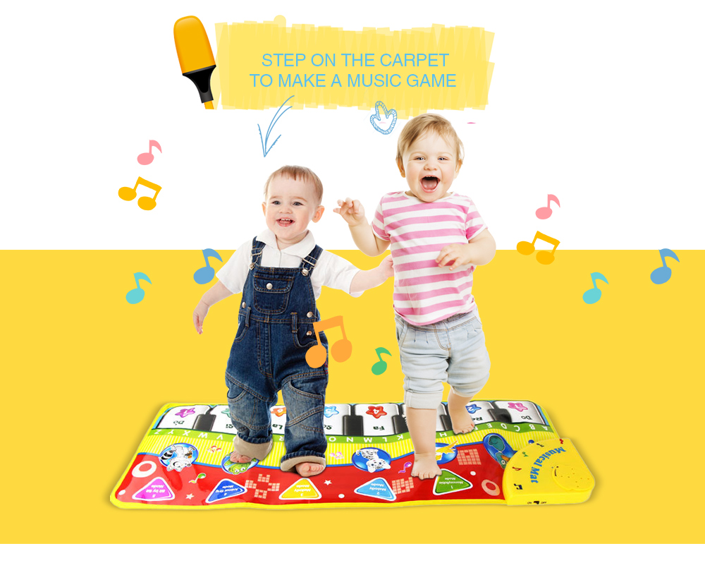 2 in 1 Multifunctional Music Carpet Kids Toy Gift