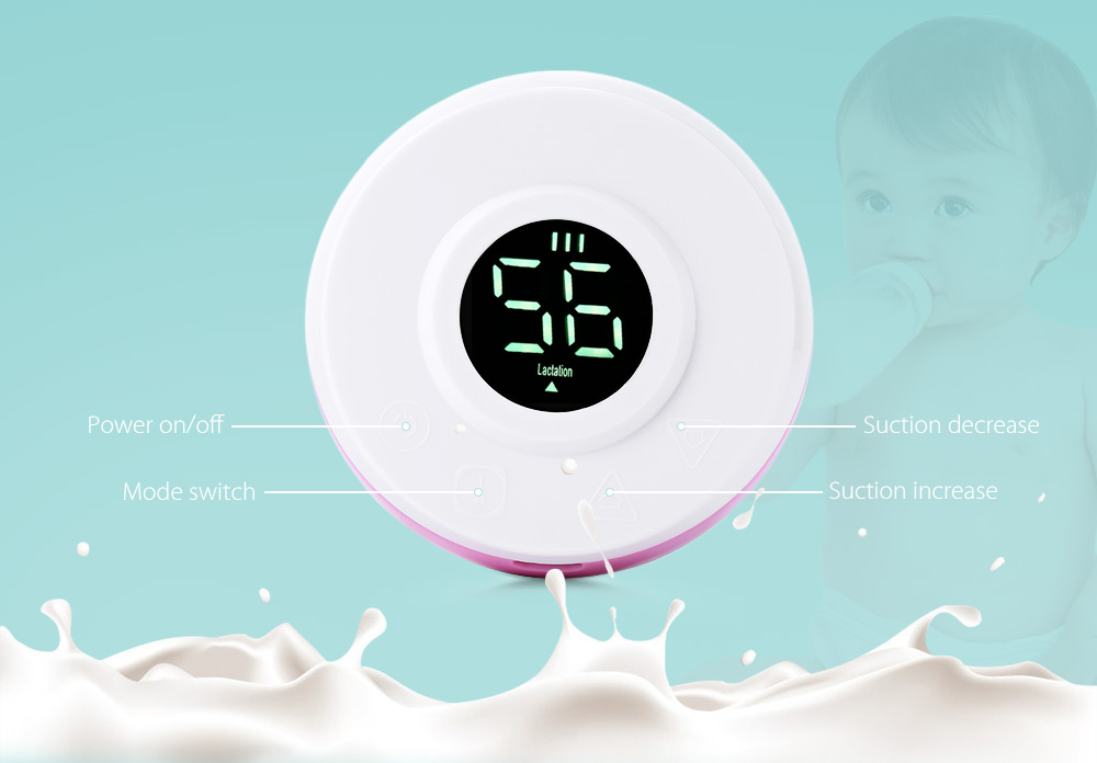 ZIMEITU RH318 Integrated Intelligent Electric Breast Pump for Baby Breastfeeding