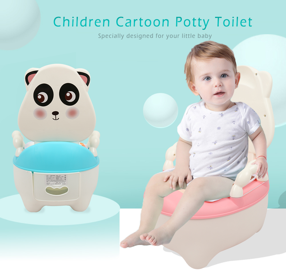 Children Cartoon Potty Toilet Urinal for Male and Female Baby