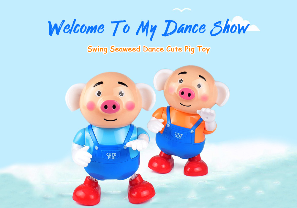 Seaweed Dance Dancing Swing Cute Pig Toy