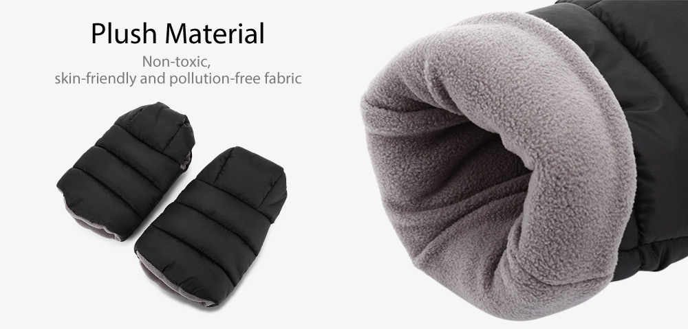 LETING Baby Stroller Warmer Water Resistance Plush Pushchair Pram Cart Gloves LETING Baby Stroller Warmer Water Resistance Plush Pushchair Pram Cart Gloves