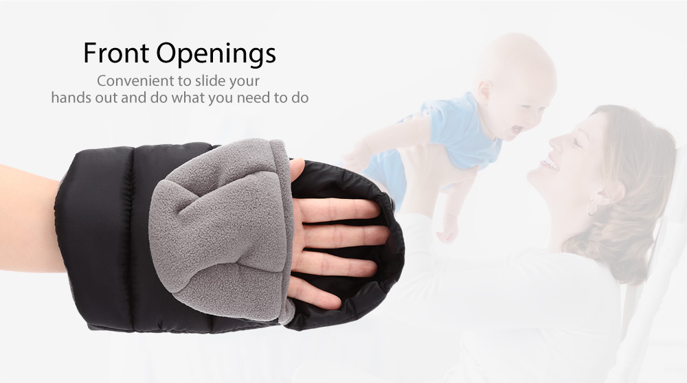 LETING Baby Stroller Warmer Water Resistance Plush Pushchair Pram Cart Gloves LETING Baby Stroller Warmer Water Resistance Plush Pushchair Pram Cart Gloves