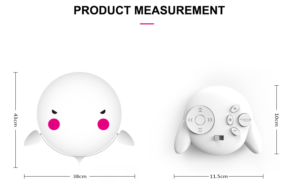 JJRC H80 2.4G RC Helium Balloon Robot 30mins Flight / Explosion-proof Material JJRC H80 2.4G RC Helium Balloon Robot 30mins Flight / Explosion-proof Material