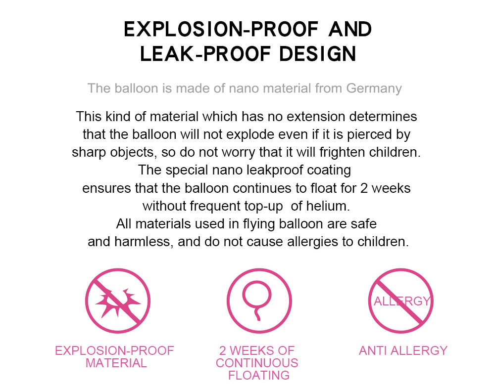 JJRC H80 2.4G RC Helium Balloon Robot 30mins Flight / Explosion-proof Material JJRC H80 2.4G RC Helium Balloon Robot 30mins Flight / Explosion-proof Material