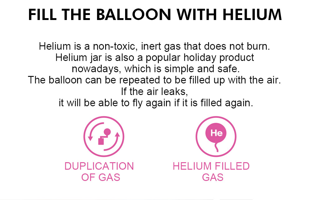 JJRC H80 2.4G RC Helium Balloon Robot 30mins Flight / Explosion-proof Material