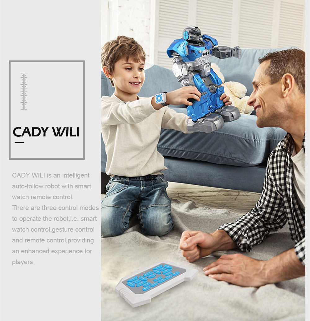 JJRC R5 RC Robot Auto Follow Smartwatch Control Sing Dance Intelligent Programming JJRC R5 RC Robot Auto Follow Smartwatch Control Sing Dance Intelligent Programming