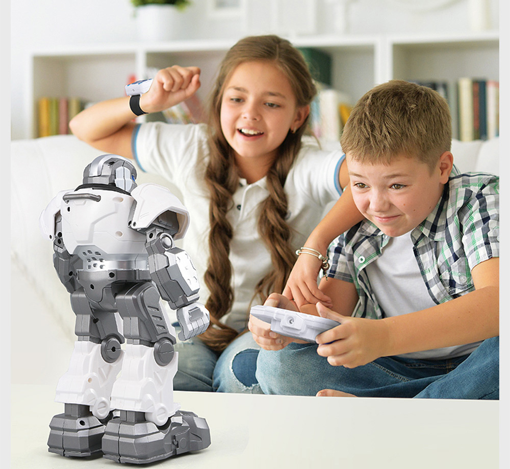 JJRC R5 RC Robot Auto Follow Smartwatch Control Sing Dance Intelligent Programming JJRC R5 RC Robot Auto Follow Smartwatch Control Sing Dance Intelligent Programming