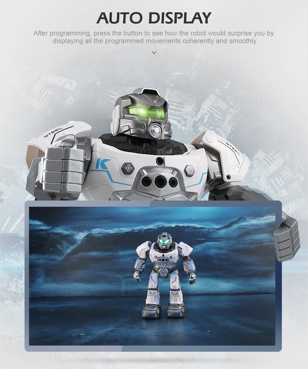 JJRC R5 RC Robot Auto Follow Smartwatch Control Sing Dance Intelligent Programming JJRC R5 RC Robot Auto Follow Smartwatch Control Sing Dance Intelligent Programming