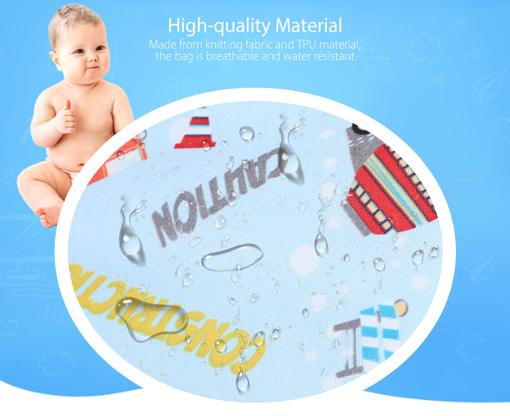 Cute Double Layers Portable Reusable Printed Babies Nappy Diaper Bag Cute Double Layers Portable Reusable Printed Babies Nappy Diaper Bag