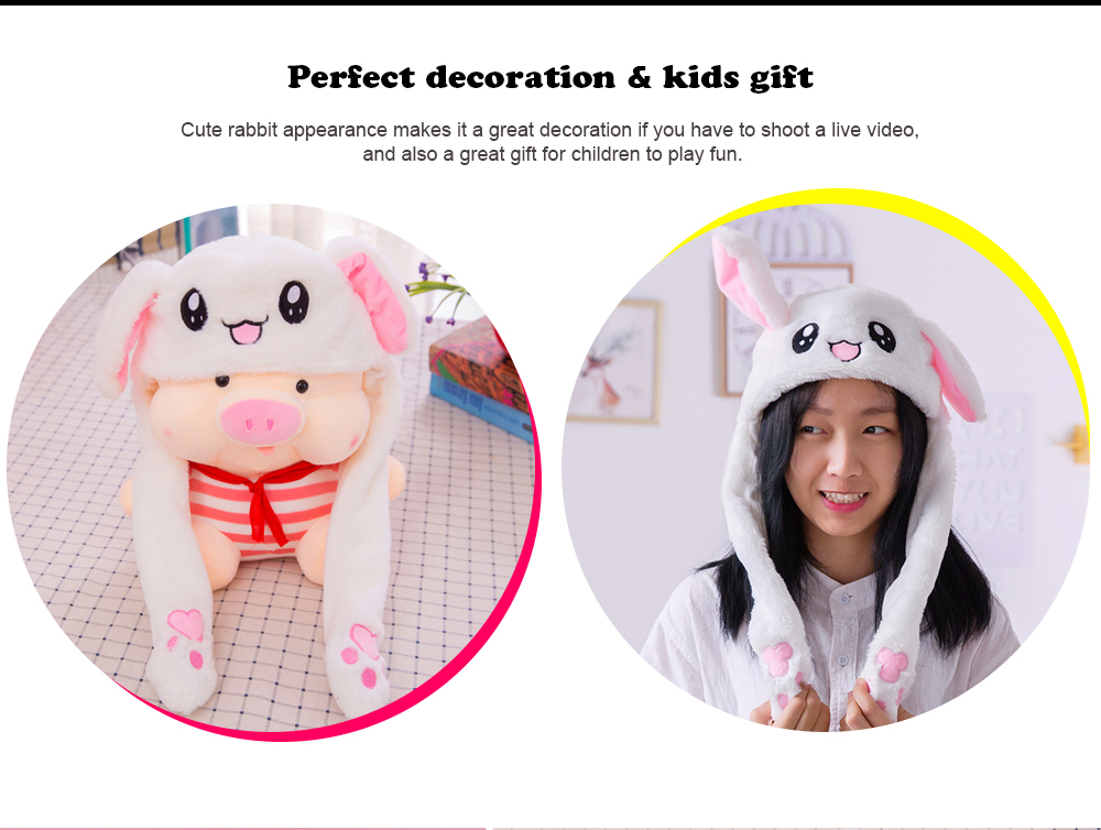 Cute Funny Rabbit Hat with Moving Ears Cute Funny Rabbit Hat with Moving Ears