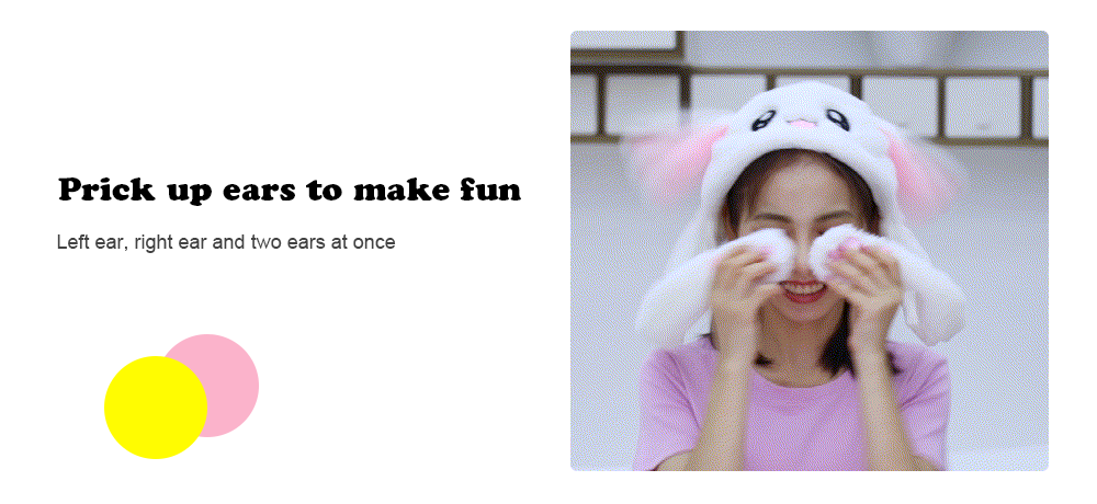 Cute Funny Rabbit Hat with Moving Ears Cute Funny Rabbit Hat with Moving Ears
