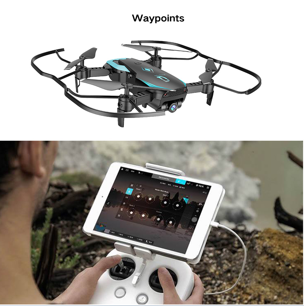 X12 WiFi FPV RC Drone Altitude Hold Wide-angle Lens Waypoints Follow Headless Mode One Key Return / Takeoff / Landing