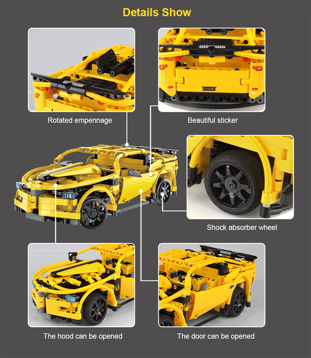 Double E Cada Educational Assembled Car Building Block Toys Double E Cada Educational Assembled Car Building Block Toys