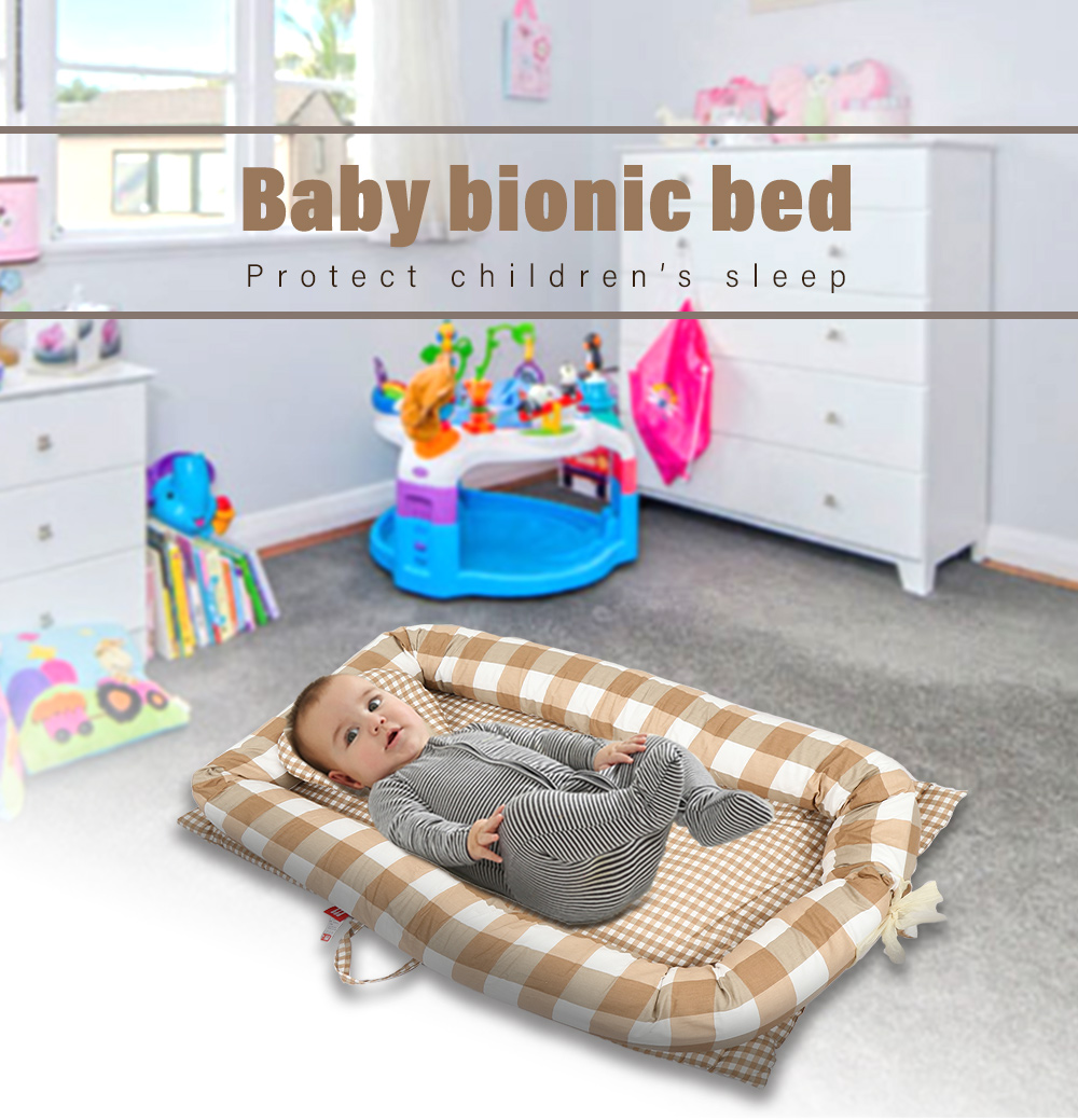 Portable Newborn Baby Crib Foldable Infant Nest Bionic Bed Sleeping Artifact
