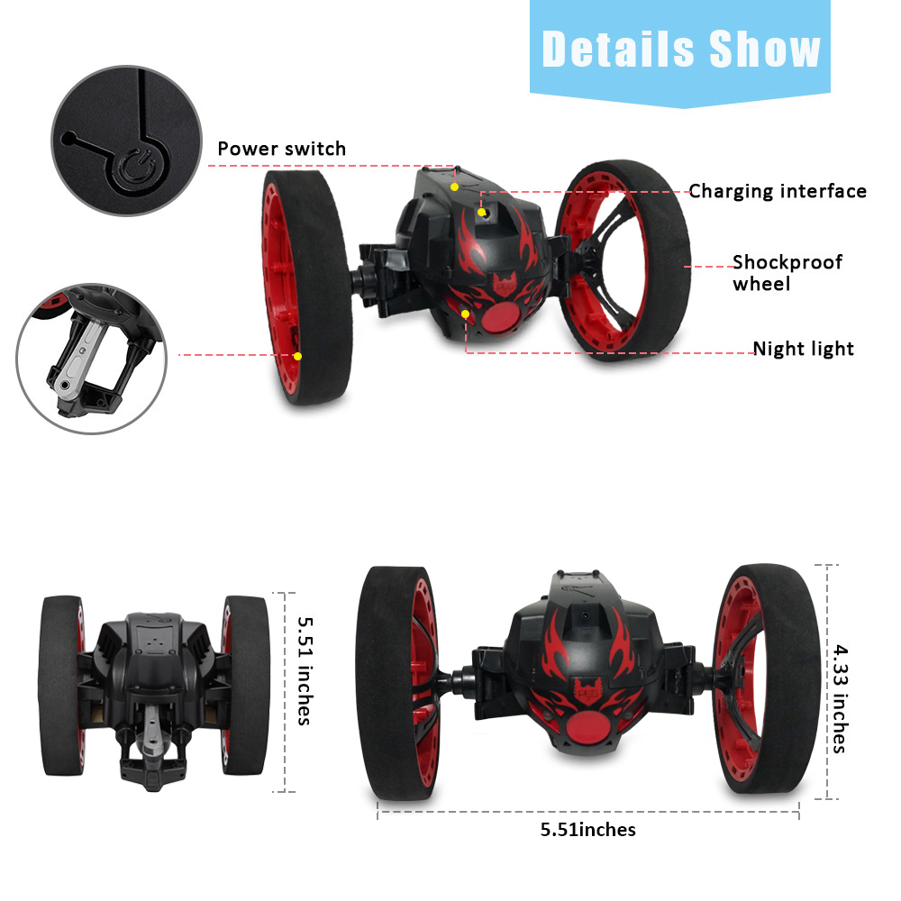 Paierge PEG - 81 2.4GHz Wireless Remote Control Jumping Car Paierge PEG - 81 2.4GHz Wireless Remote Control Jumping Car