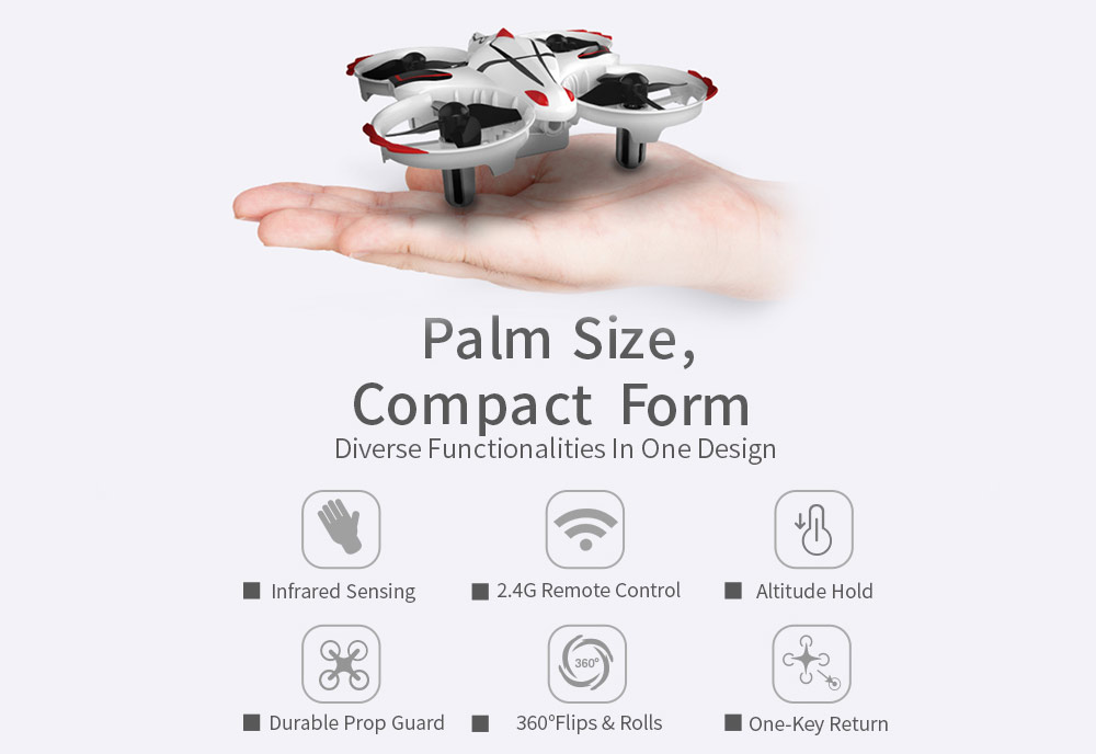 JJRC H56 TaiChi RC Drone Interactive Altitude Hold Gesture Control Throw Shake Fly 3D Flip One Key Takeoff Landing