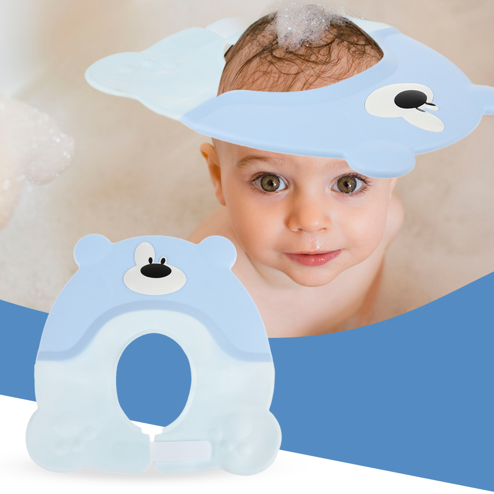 Baby Bathing Shower Cap Shampooing Ear Protection Hat