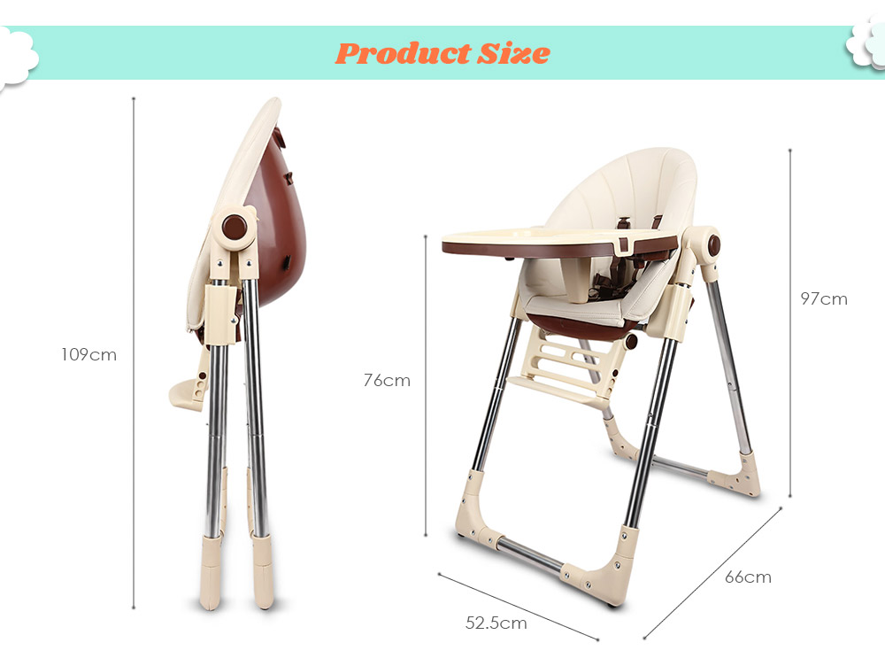 Multifunctional Portable Baby Folding Dining Chair Kids Booster Seat