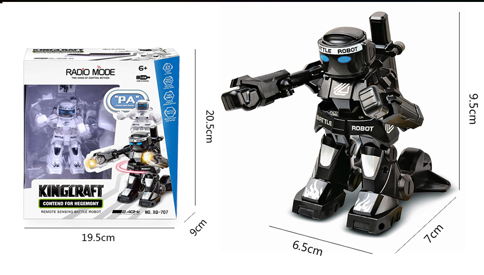777 - 615 Battle RC Robot 2.4G Body Sense Remote Control Kids Gift Toy Model 777 - 615 Battle RC Robot 2.4G Body Sense Remote Control Kids Gift Toy Model