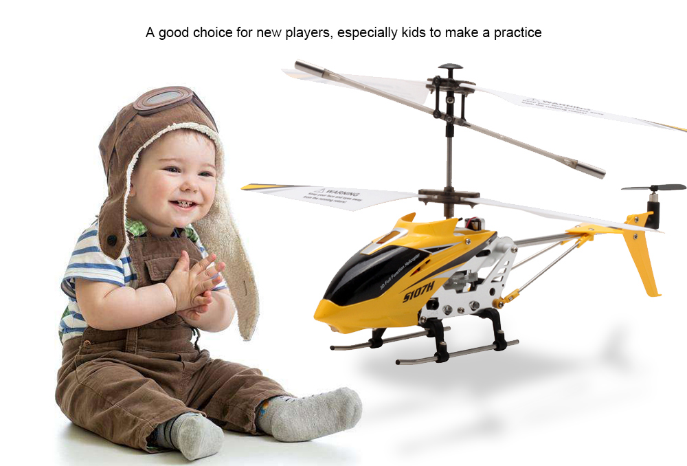 SYMA S107H RC Helicopter Airplane Altitude Hold 3CH Control Kids Toy Gift