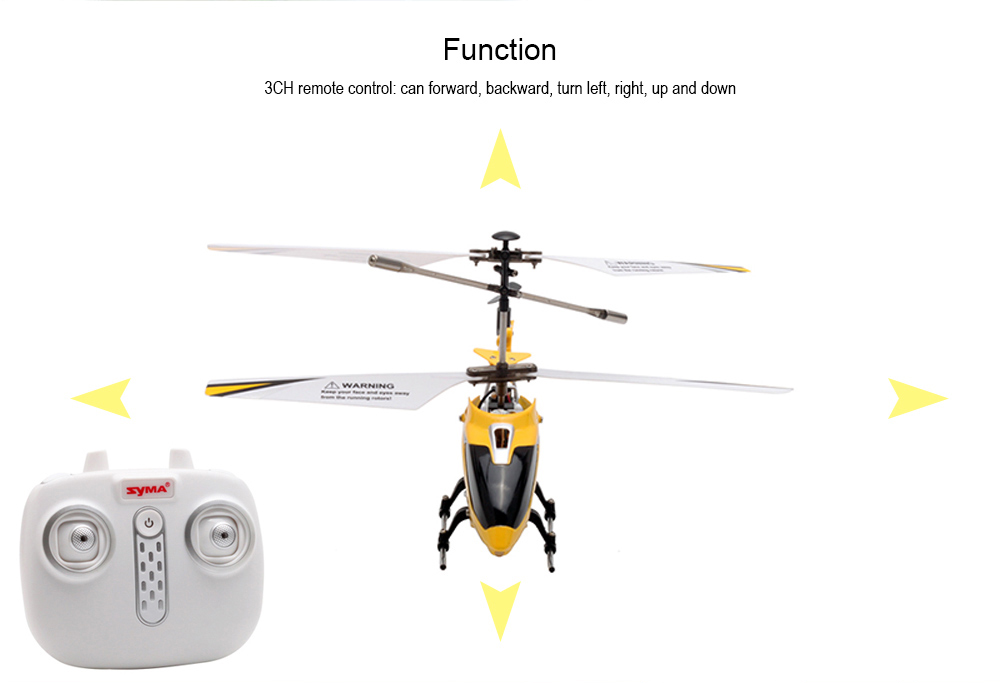 SYMA S107H RC Helicopter Airplane Altitude Hold 3CH Control Kids Toy Gift