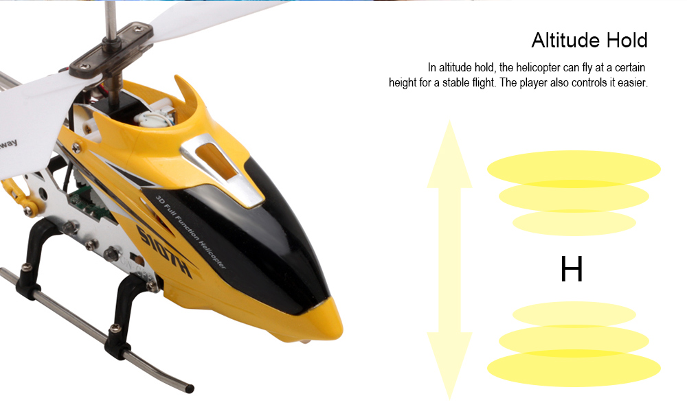SYMA S107H RC Helicopter Airplane Altitude Hold 3CH Control Kids Toy Gift SYMA S107H RC Helicopter Airplane Altitude Hold 3CH Control Kids Toy Gift