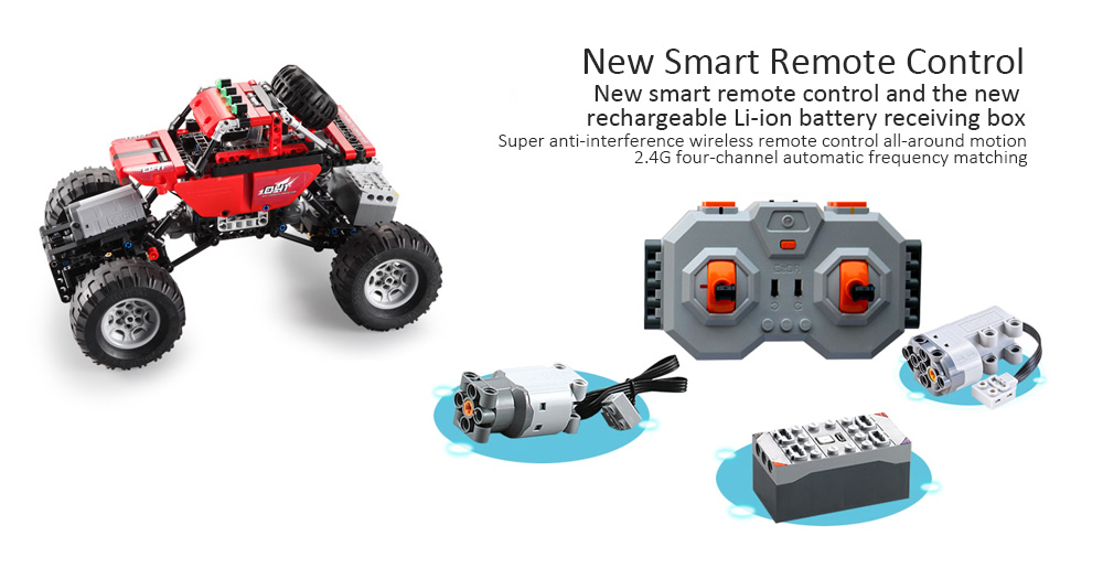 CaDA Assembling Building Blocks Off-road Car Toy with Remote Control CaDA Assembling Building Blocks Off-road Car Toy with Remote Control