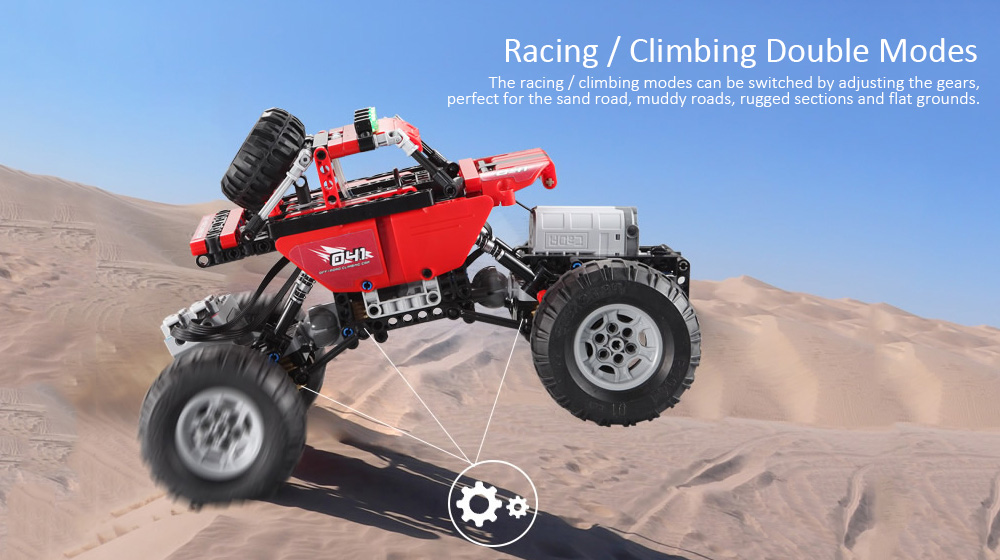 CaDA Assembling Building Blocks Off-road Car Toy with Remote Control CaDA Assembling Building Blocks Off-road Car Toy with Remote Control