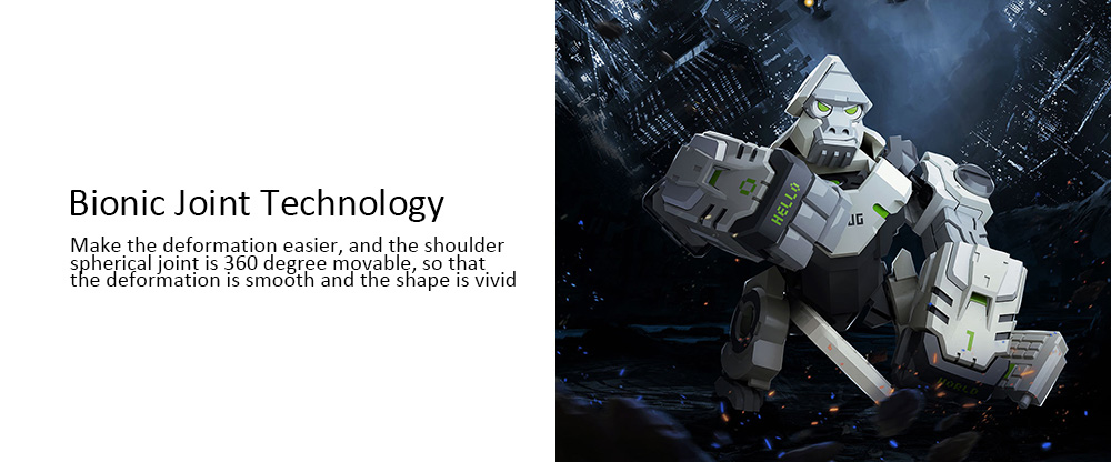 Xiaomi Youpin ABS Folding Changeable Programming Ape Toy Xiaomi Youpin ABS Folding Changeable Programming Ape Toy